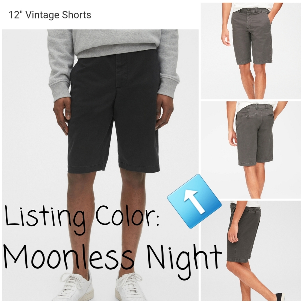 👀50% OFF🩳 NWT‼️ GAP 12in Vintage Shorts